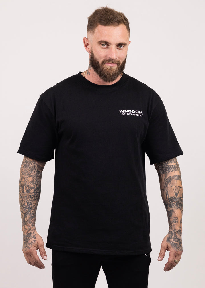 ROYAL OVERSIZED TEE - BLACK - UNISEX