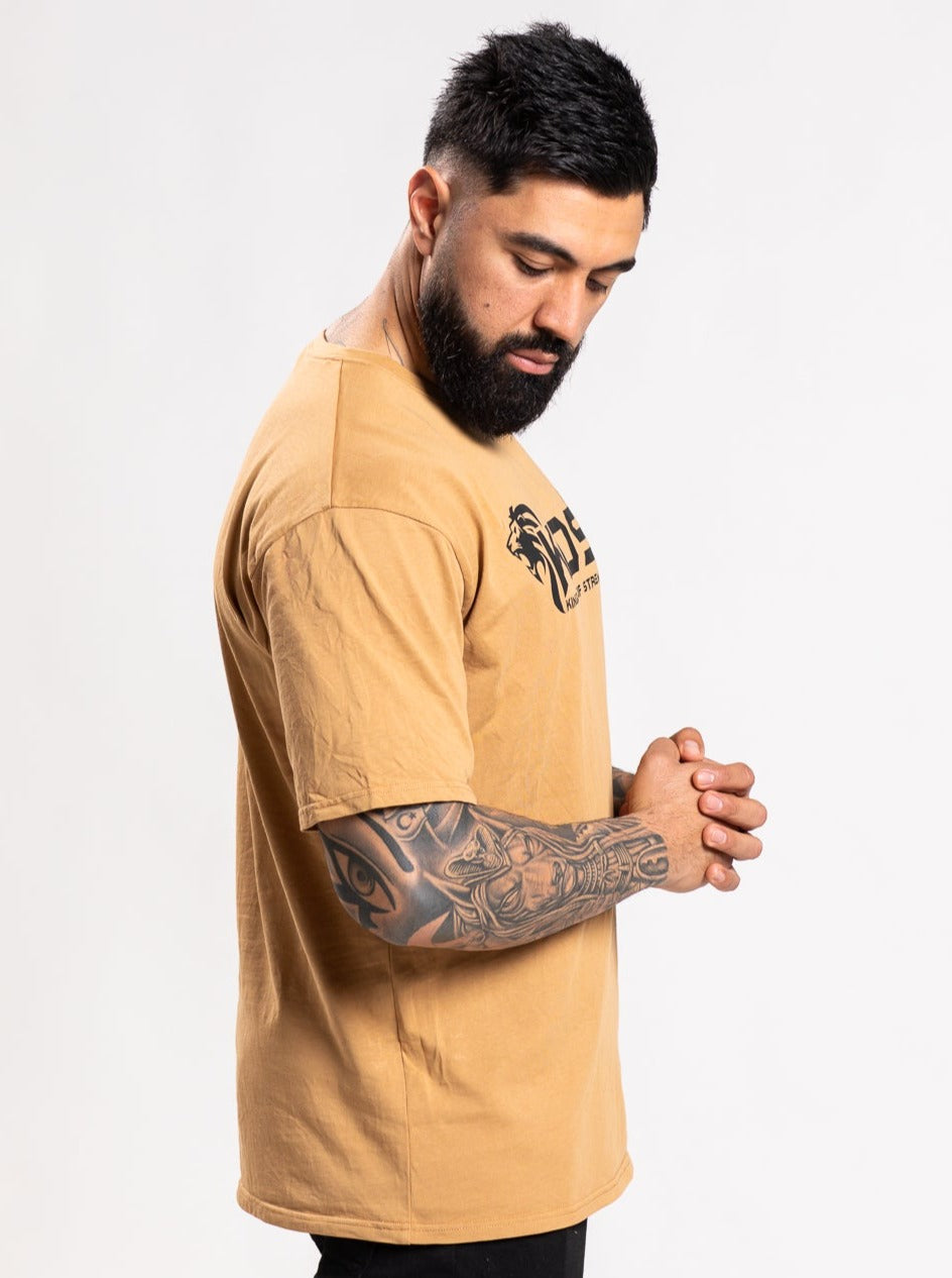 ORIGIN OVERSIZED TEE - DESERT SAND - UNISEX