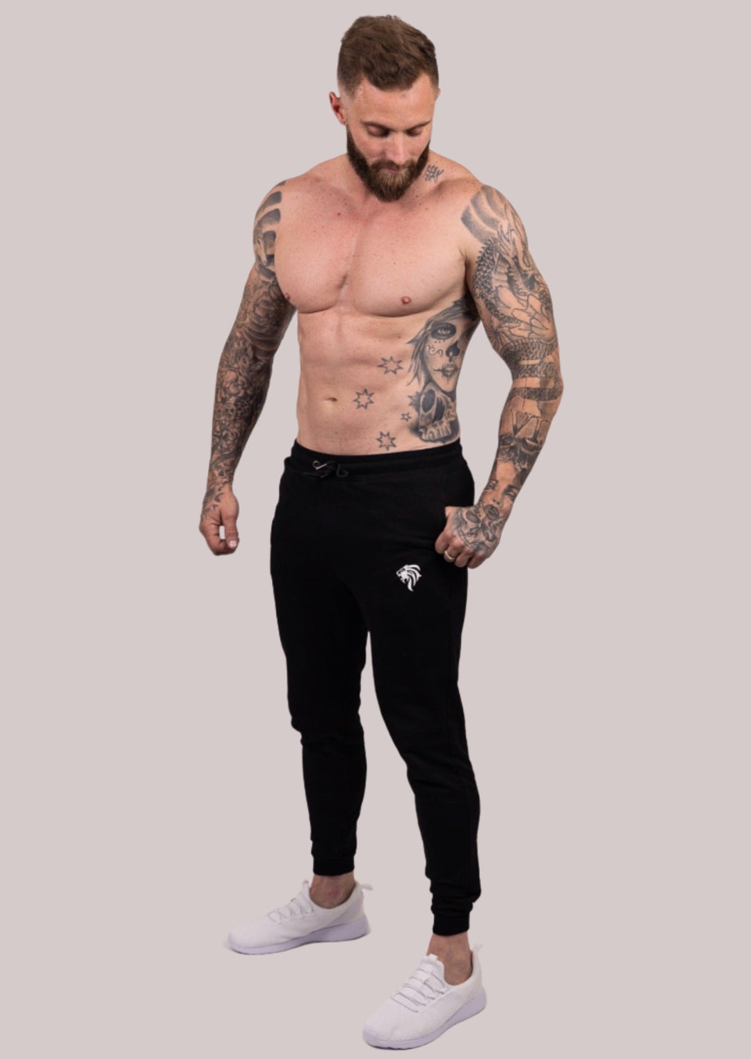 ELITE TRACK PANTS / JOGGERS - BLACK