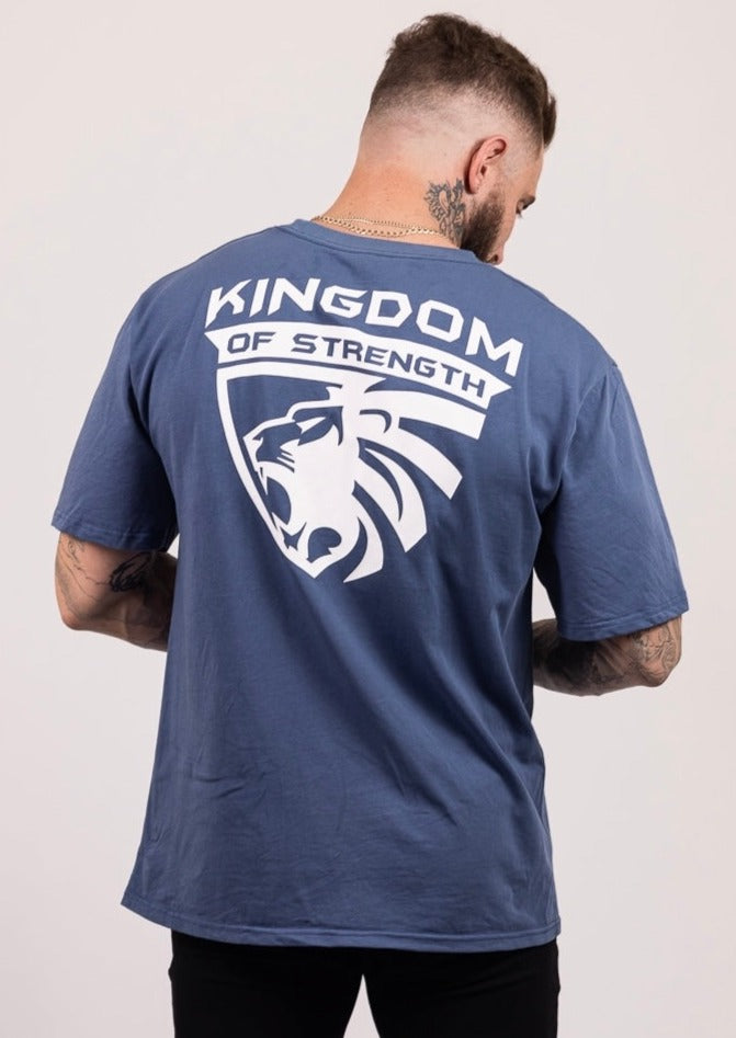 ROYAL OVERSIZED TEE - MIDNIGHT BLUE - UNISEX