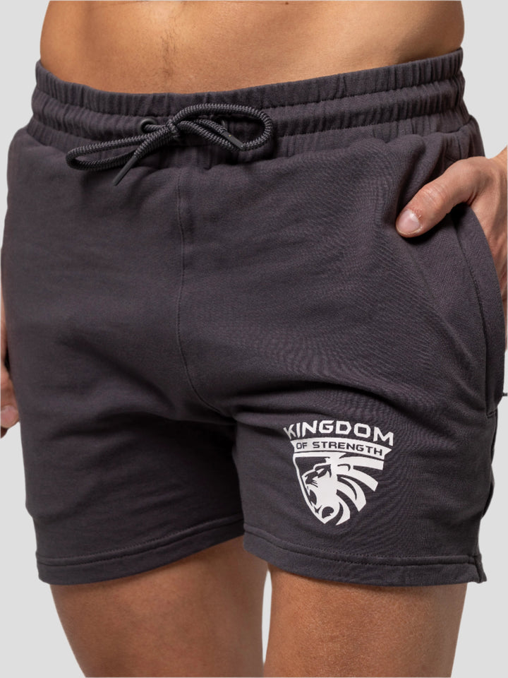 ROYAL 5 INCH SHORTS - CHARCOAL