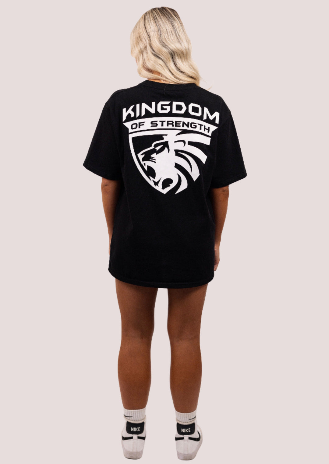 ROYAL OVERSIZED TEE - BLACK - UNISEX