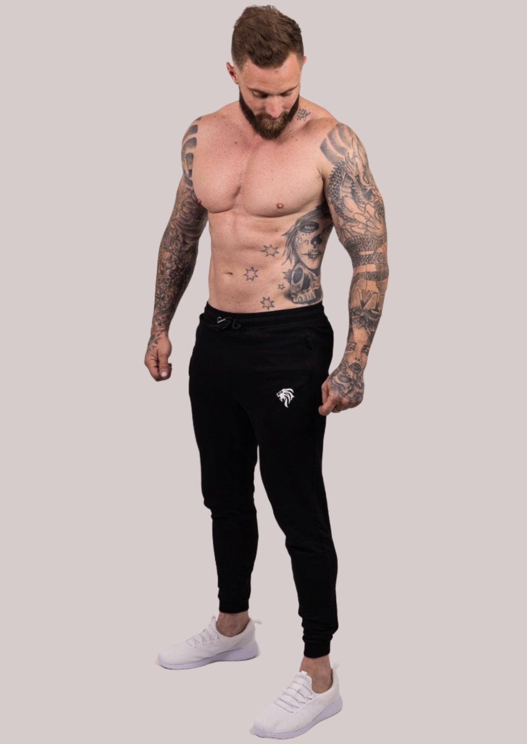 ELITE TRACK PANTS / JOGGERS - BLACK