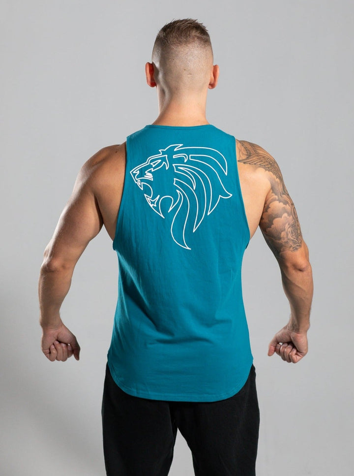 SCRIPT CUT OFF - TEAL BLUE