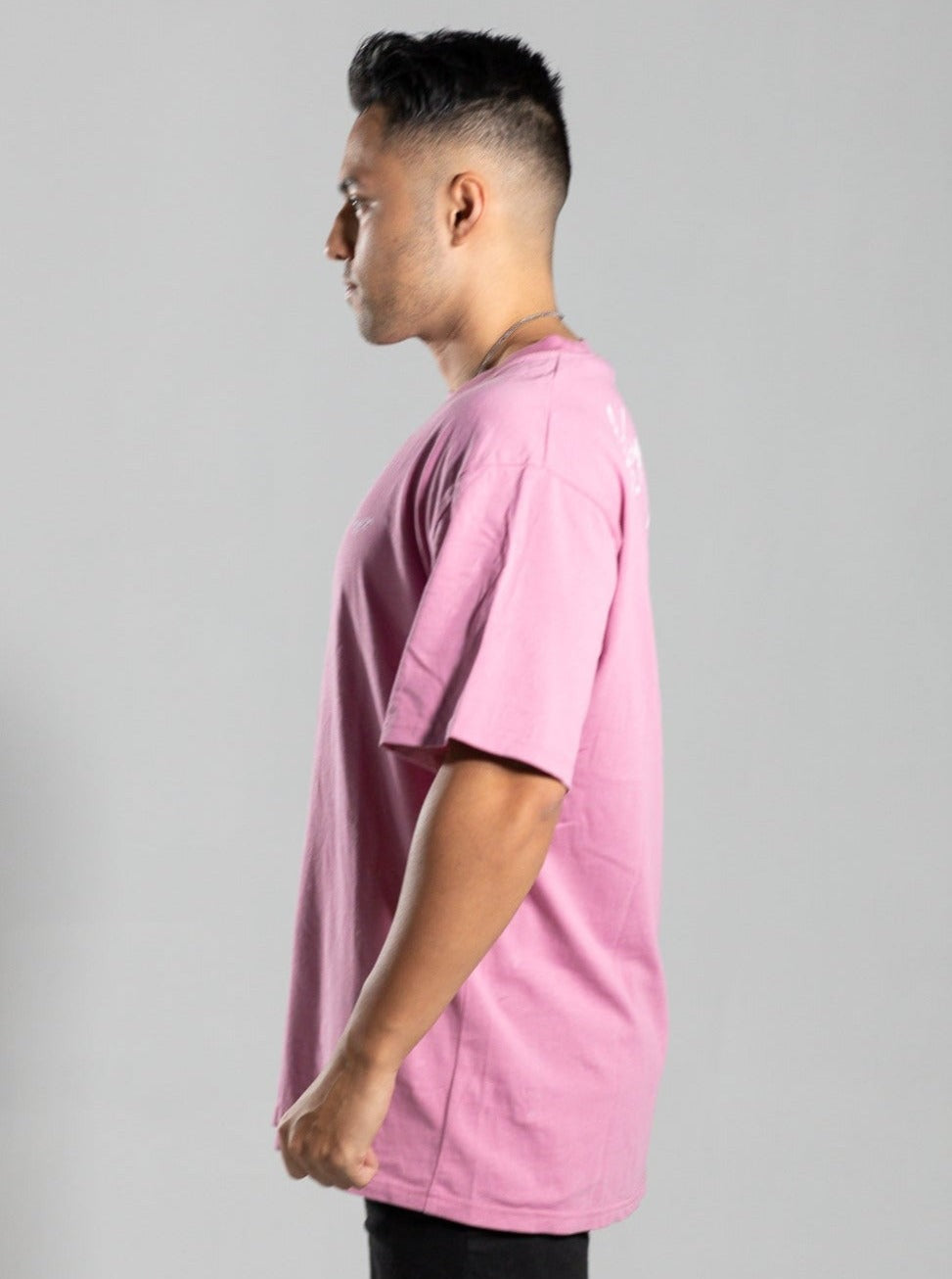 SCRIPT OVERSIZED TEE - PINK LEMONADE - UNISEX