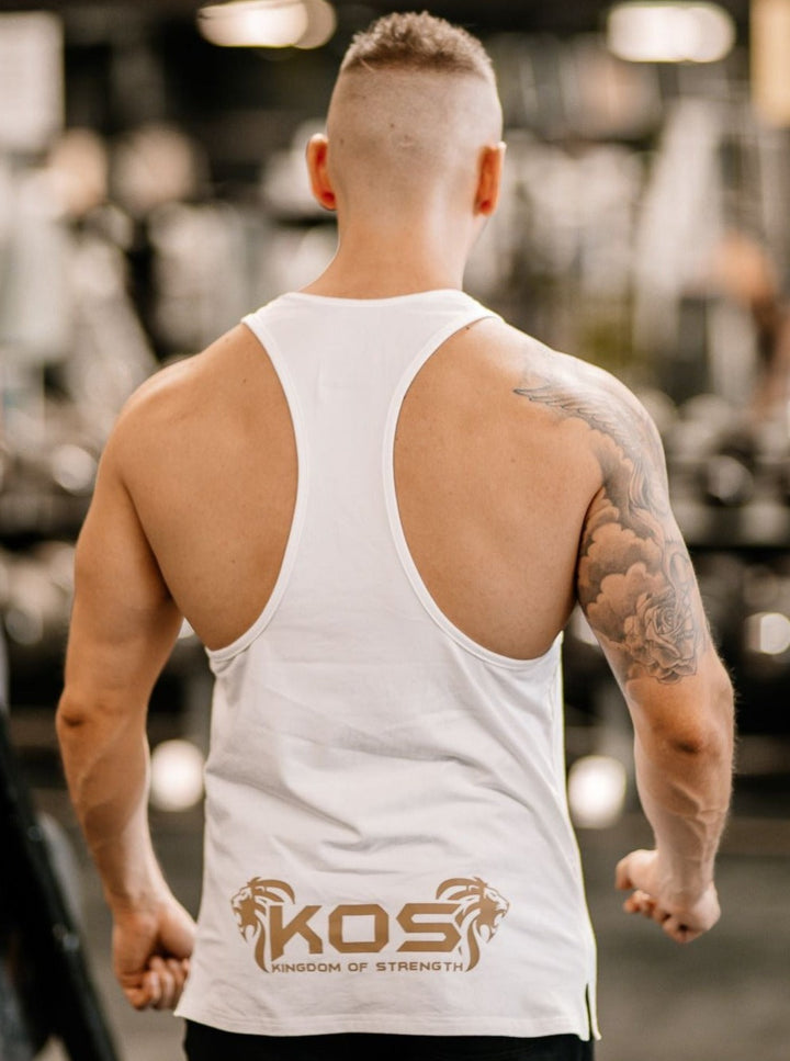 ROAR RACER BACK / STRINGER - WHITE