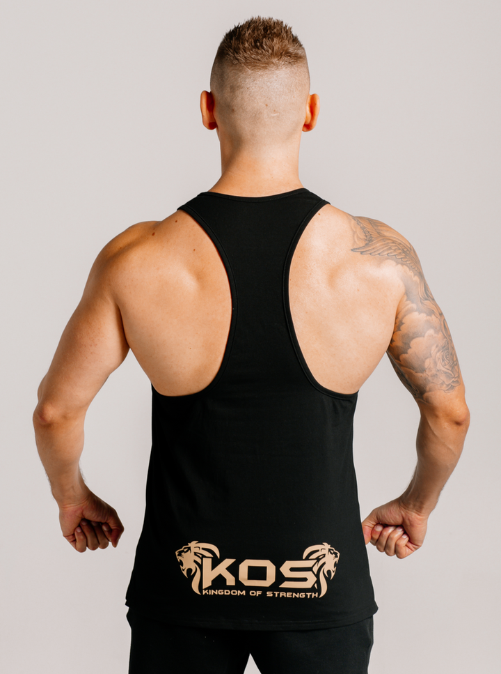 ROAR RACER BACK / STRINGER - BLACK