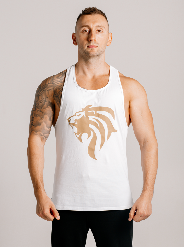 ROAR RACER BACK / STRINGER - WHITE